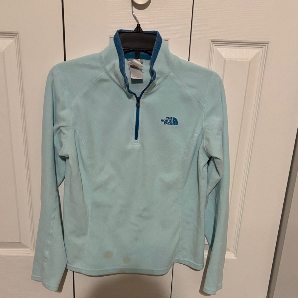 The North Face Sky Blue Half-Zip Fleece